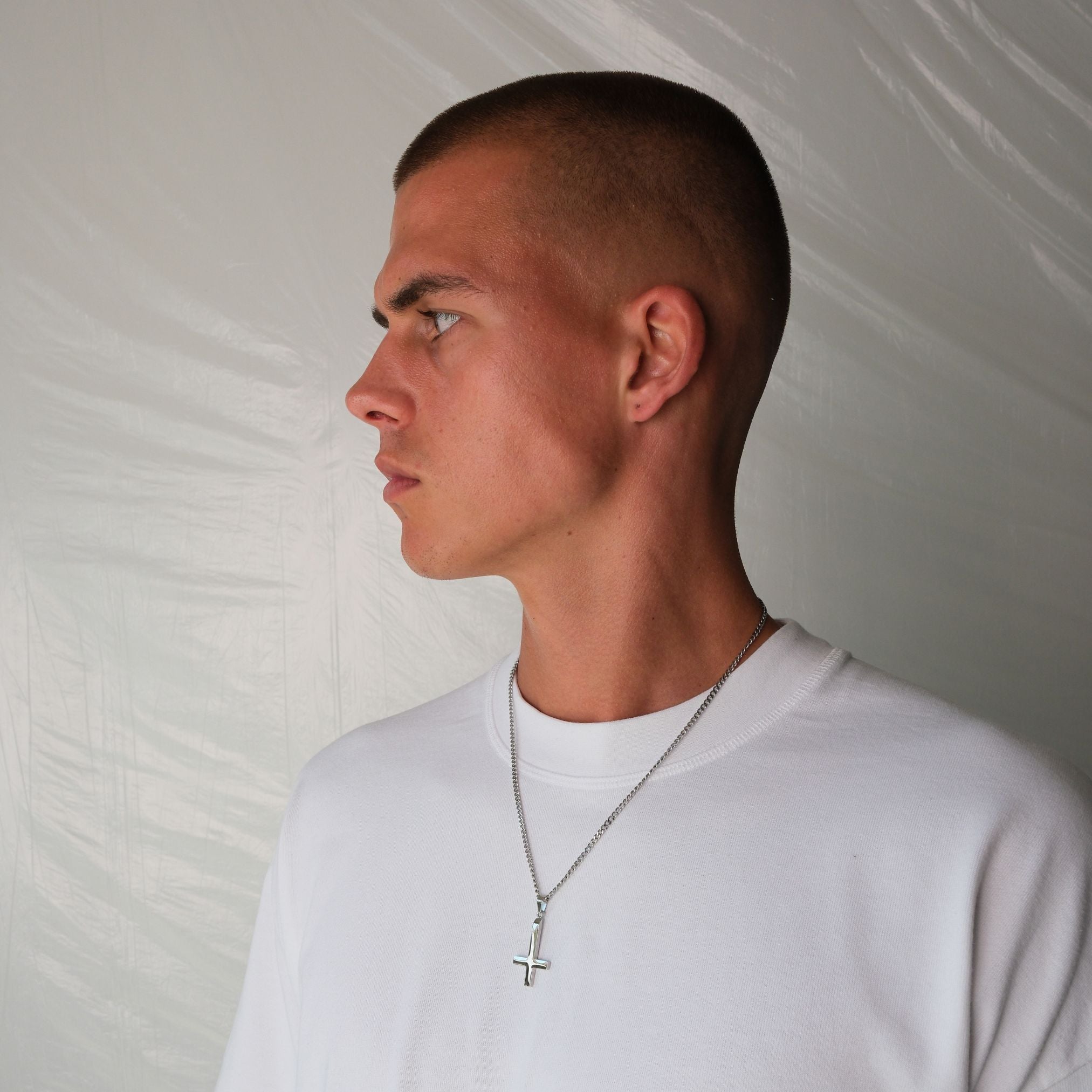 K12 - SILVER STEEL INVERTED VAITH CHAIN