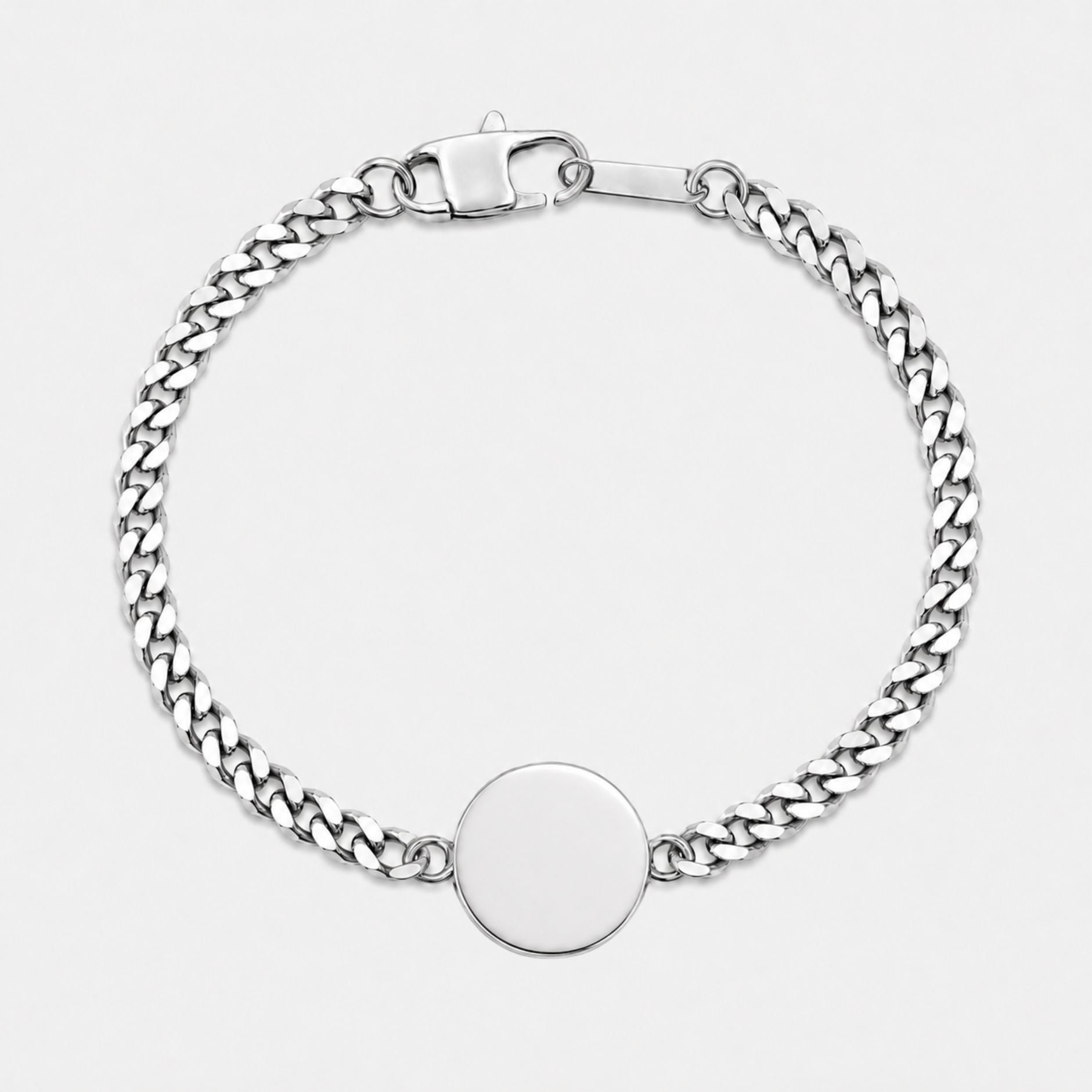 K12 - SILVER HAMMERED BRACELET
