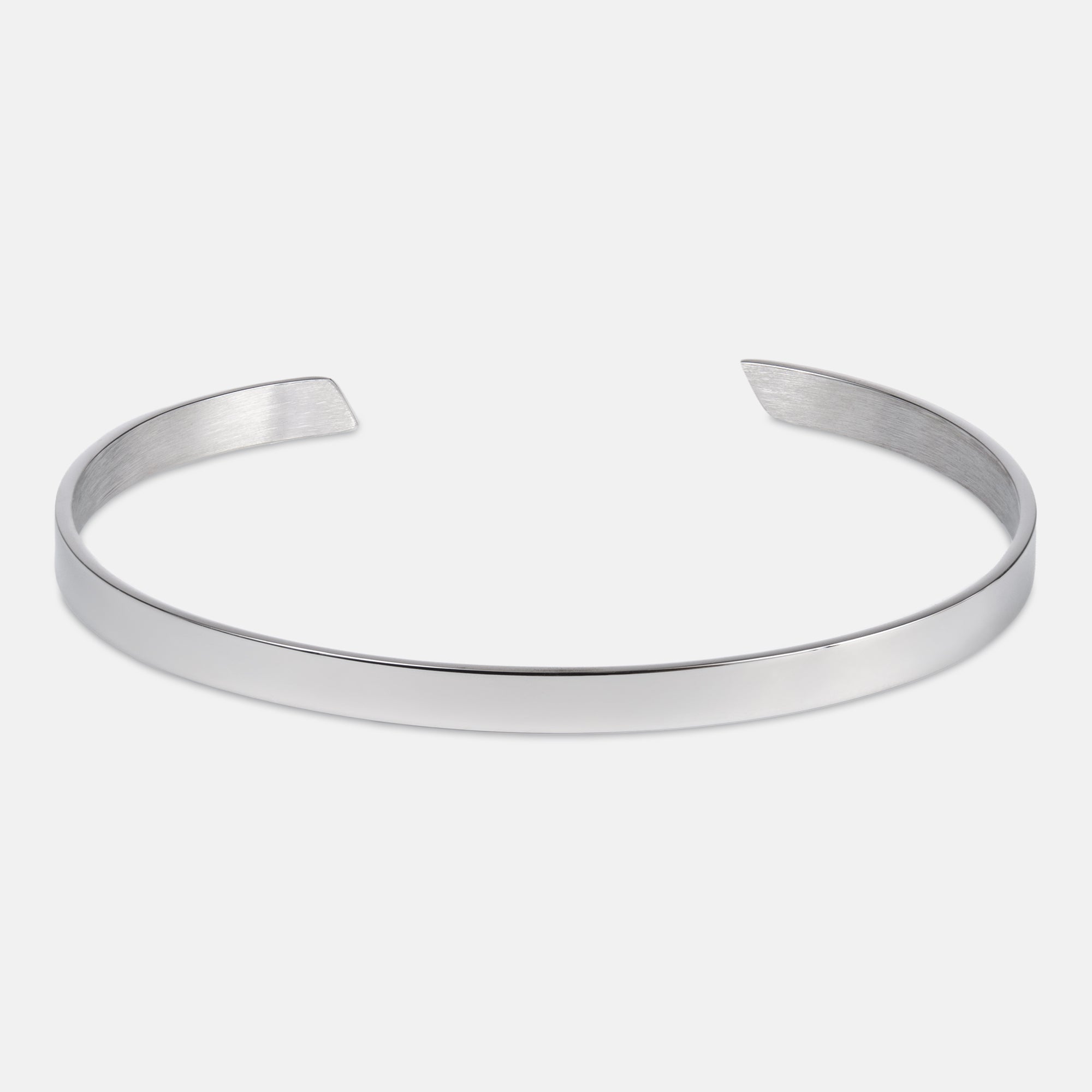 K12 - SILVER ADJUSTABLE CUFF - 5MM