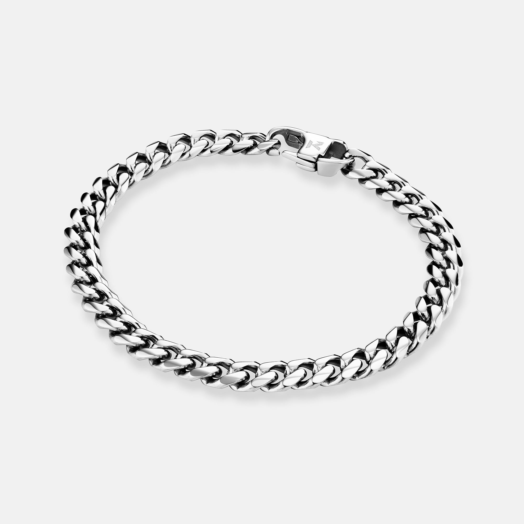 K12 - SILVER CUBAN BRACELET - 6MM