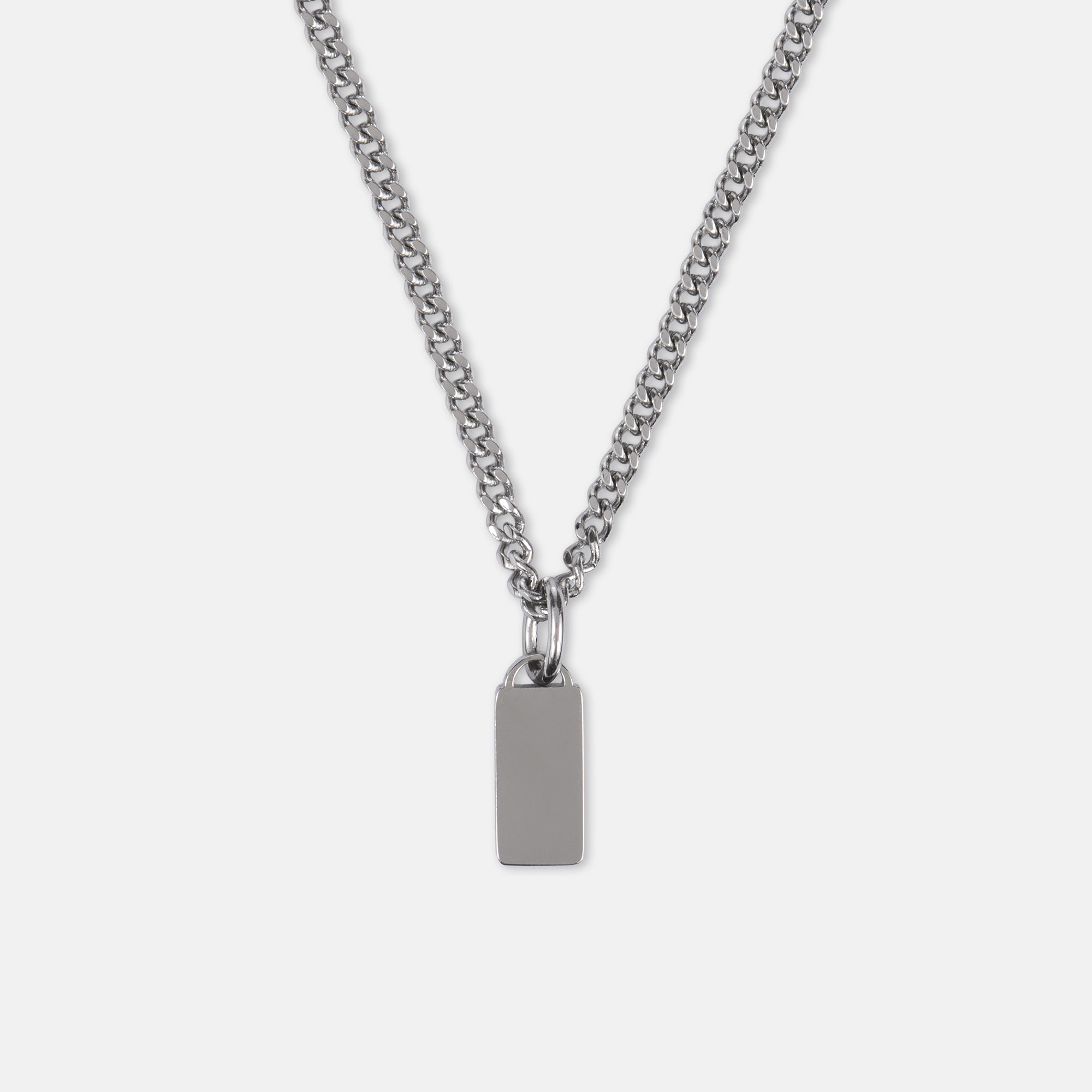 K12 - SILVER TAG CHAIN SLIM