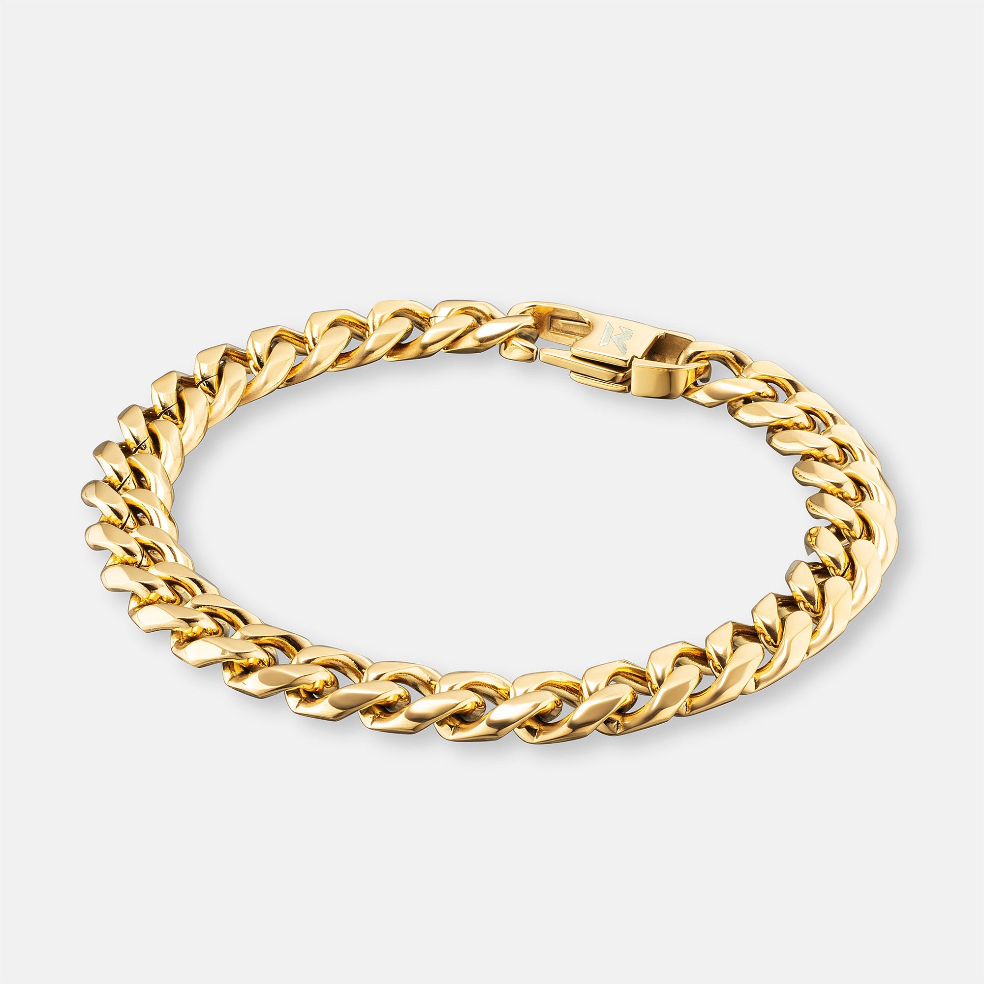 K12 - GOLD CUBAN BRACELET - 8MM