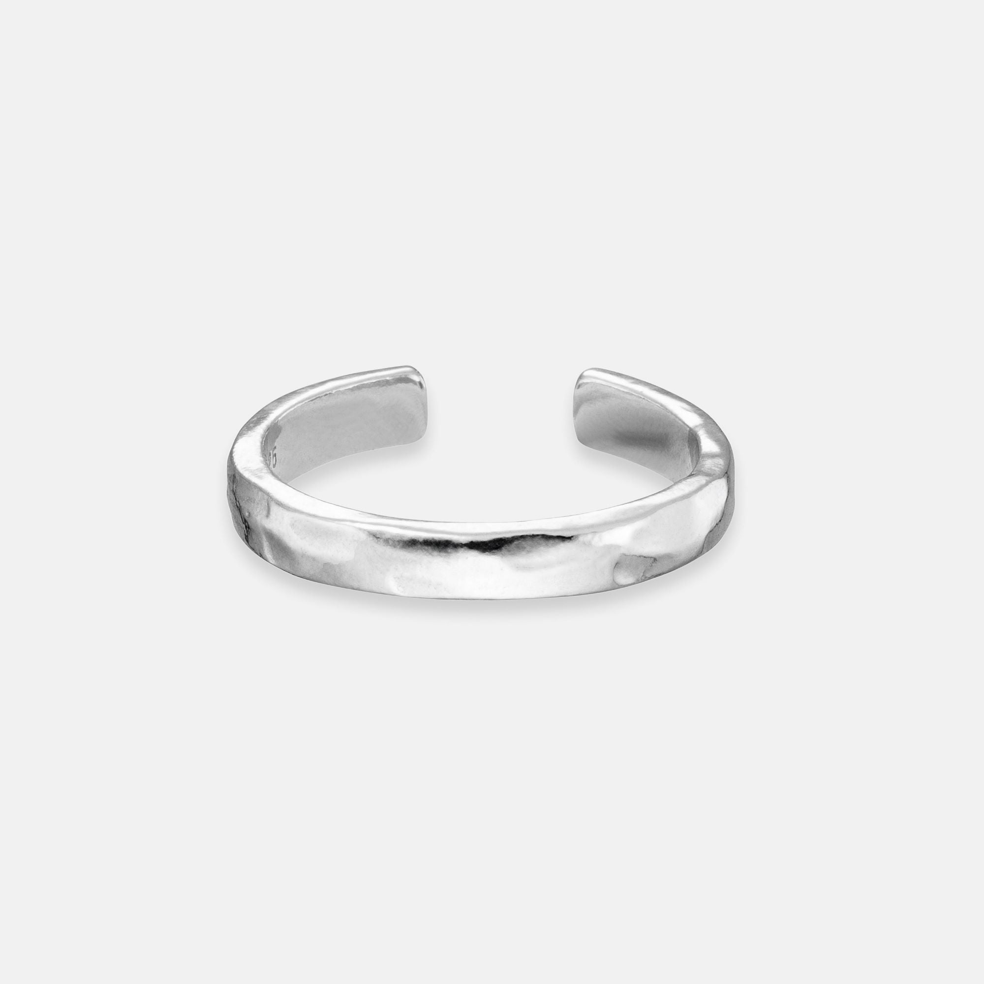 K12 - 925 SILVER ADJUSTABLE RING - 3MM