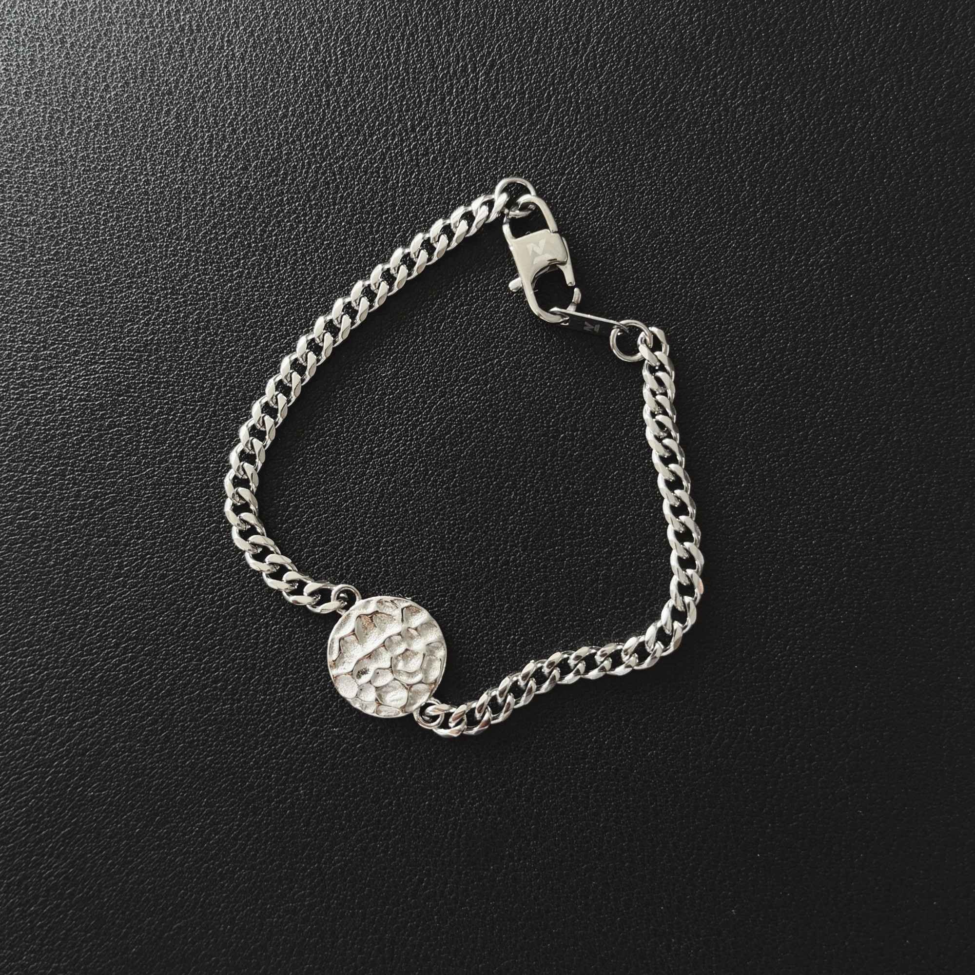 K12 - SILVER HAMMERED BRACELET