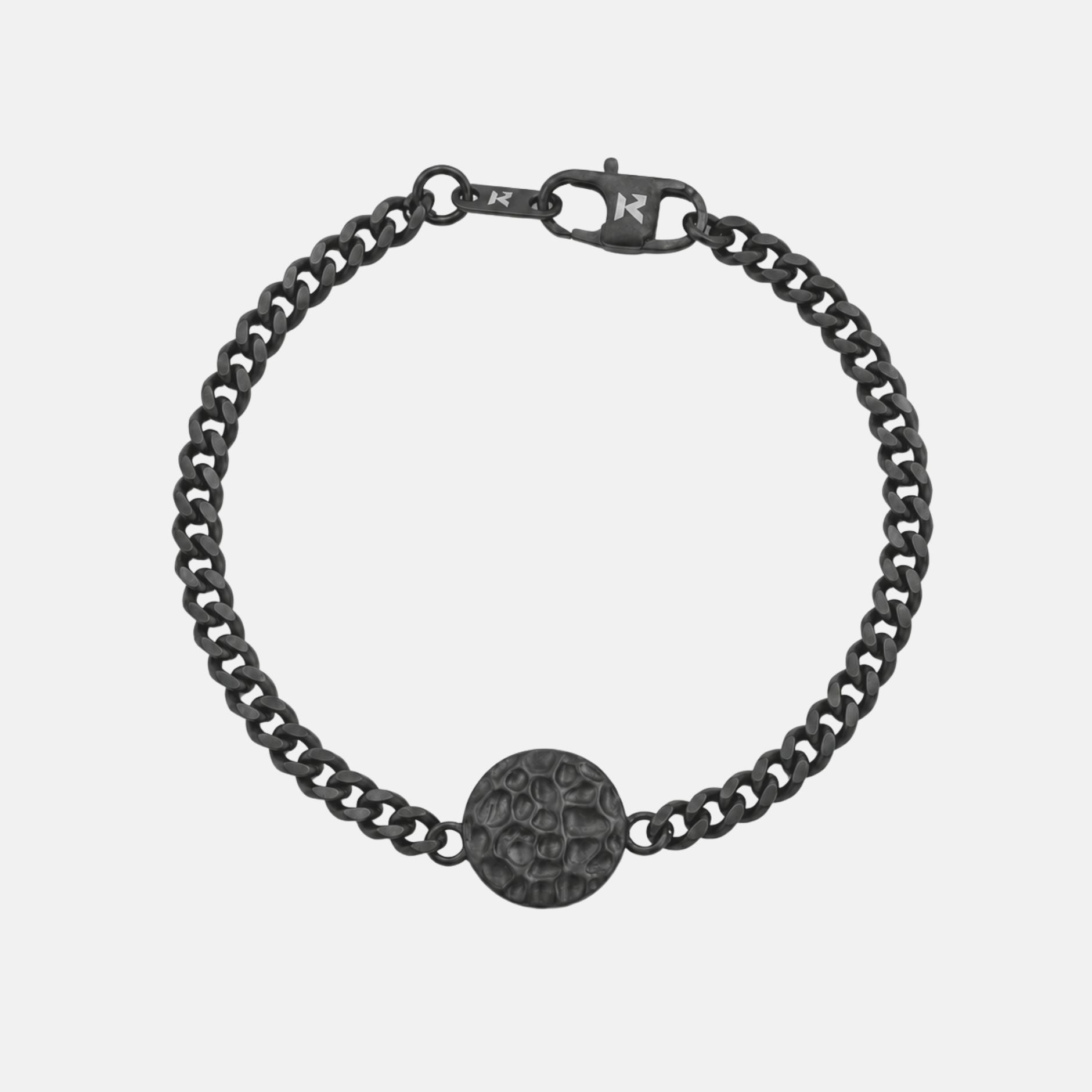 K12 - BLACK HAMMERED BRACELET