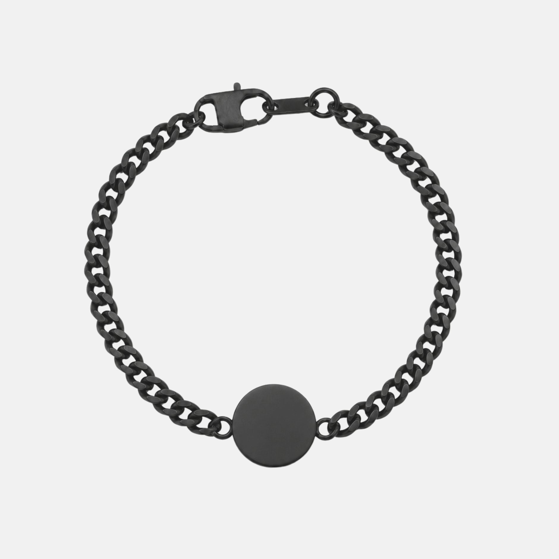 K12 - BLACK HAMMERED BRACELET