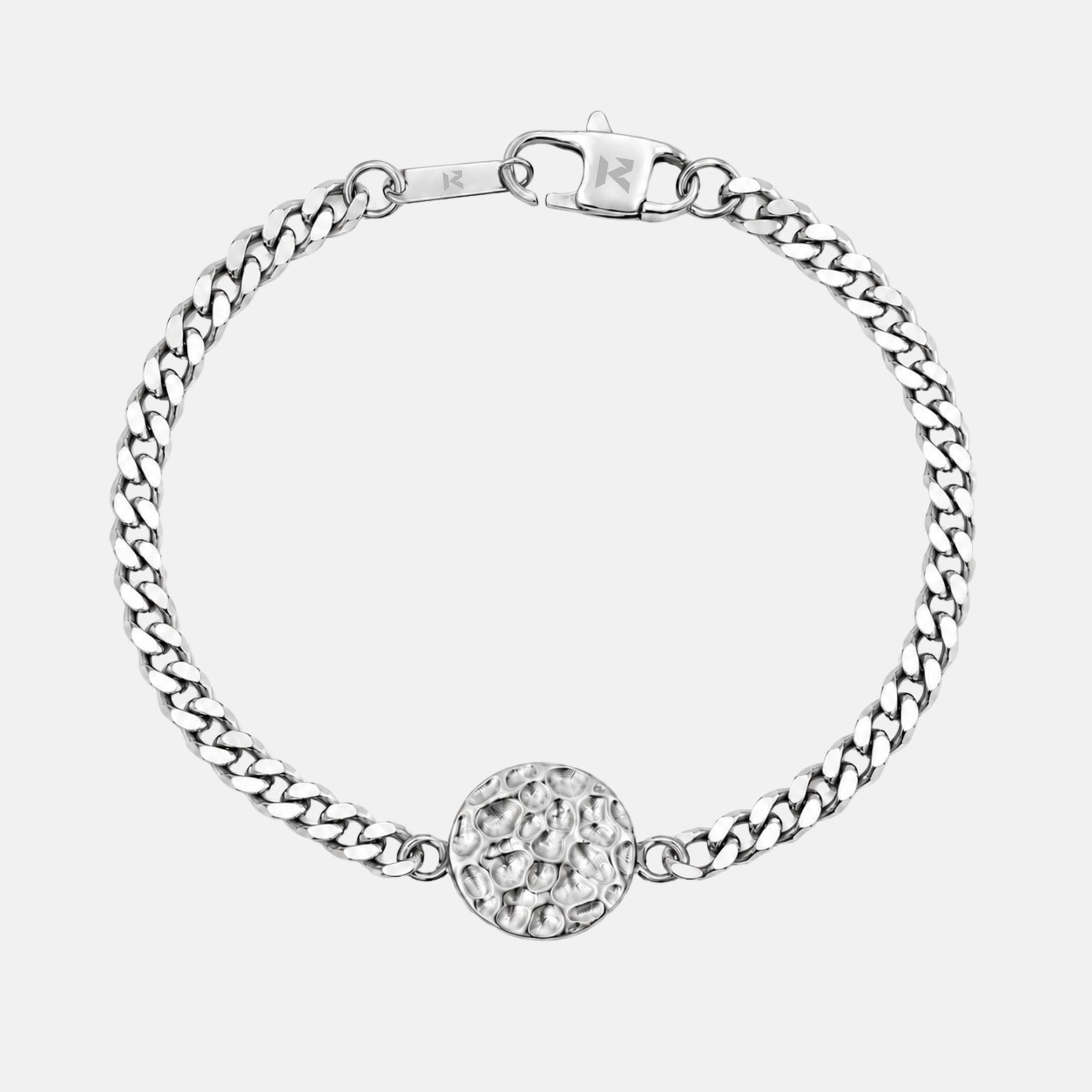 K12 - SILVER HAMMERED BRACELET