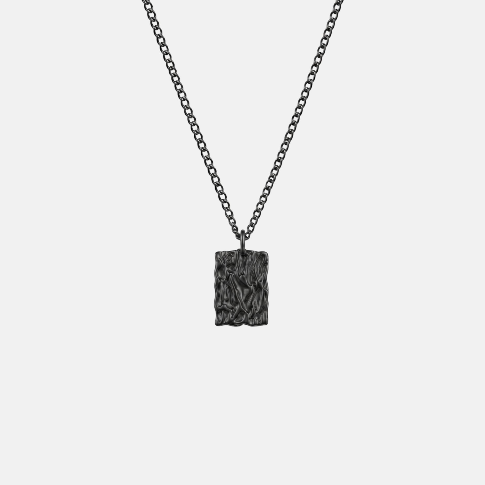 K12 - BLACK WAVY CHAIN