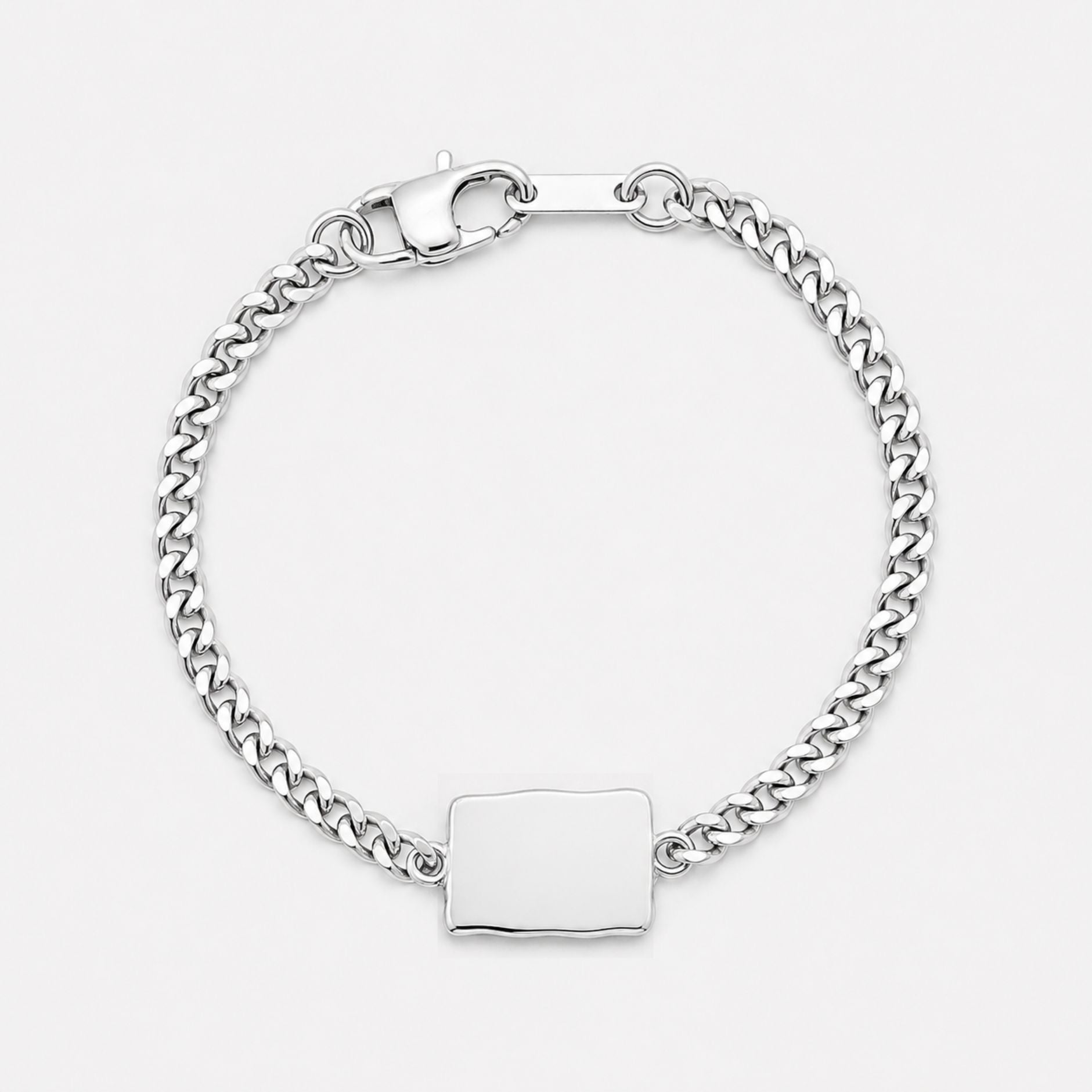 K12 - SILVER WAVY BRACELET