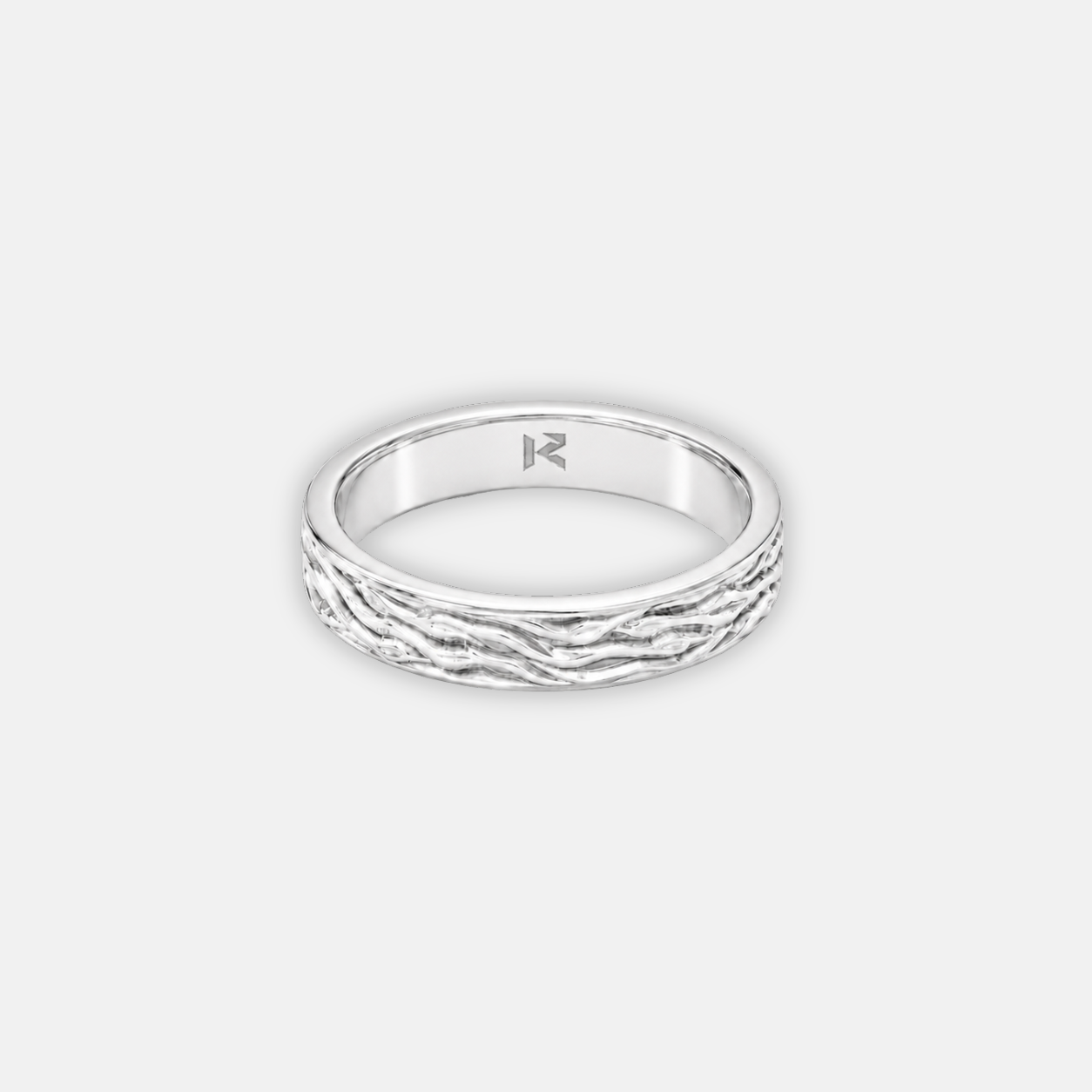 K12 - SILVER WAVY RING