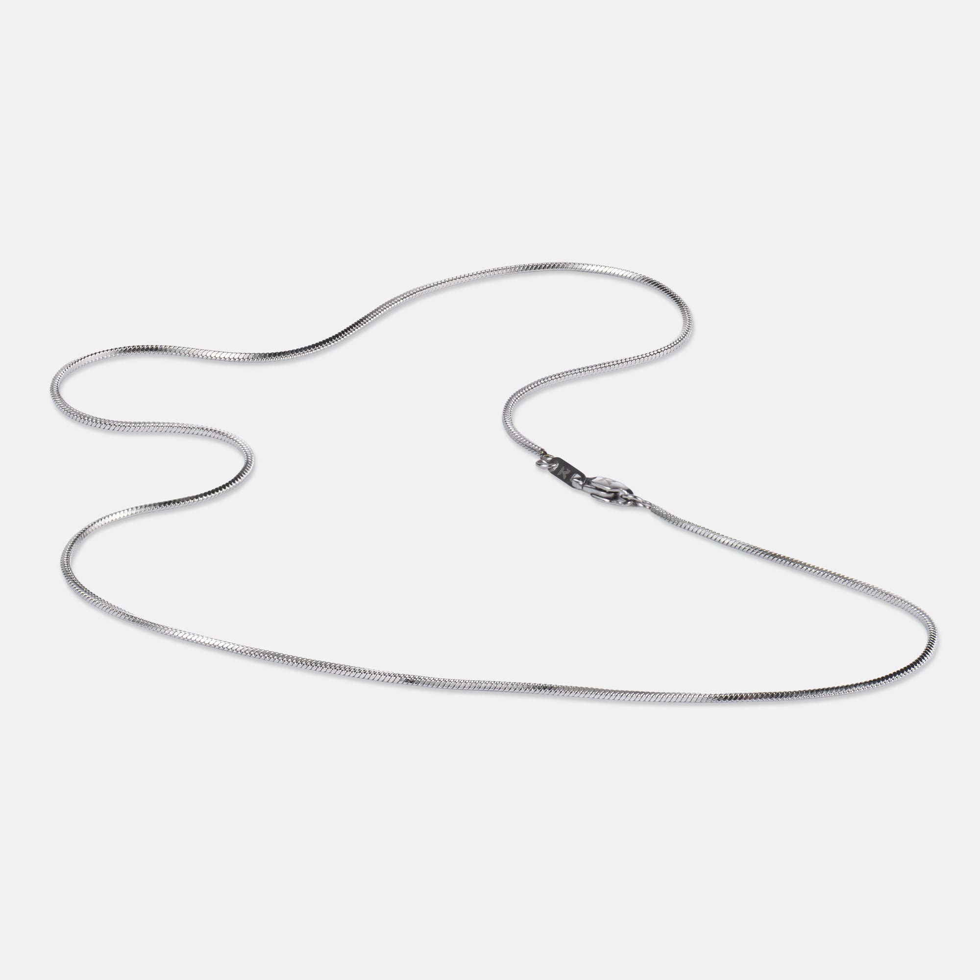 K12 - SILVER SQUARE CHAIN - 1.4MM