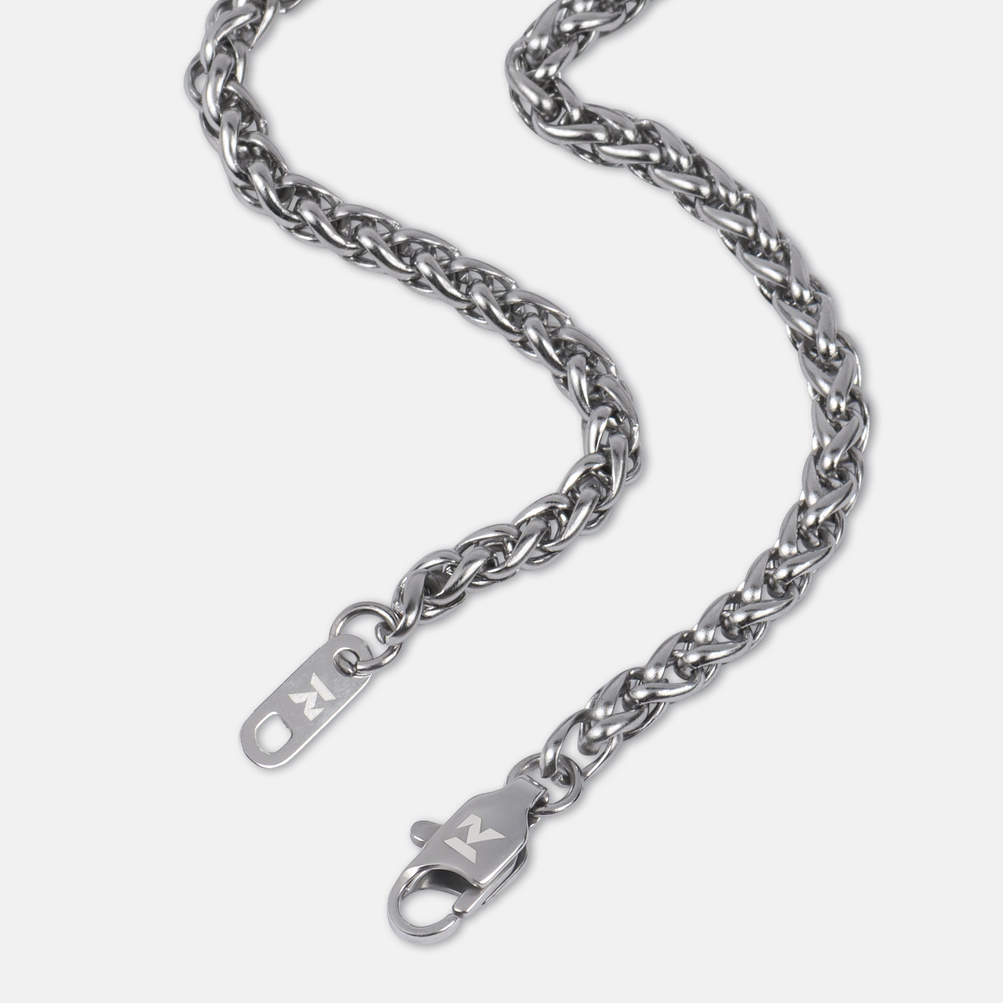 K12 - SILVER WHEAT BRACELET - 3MM