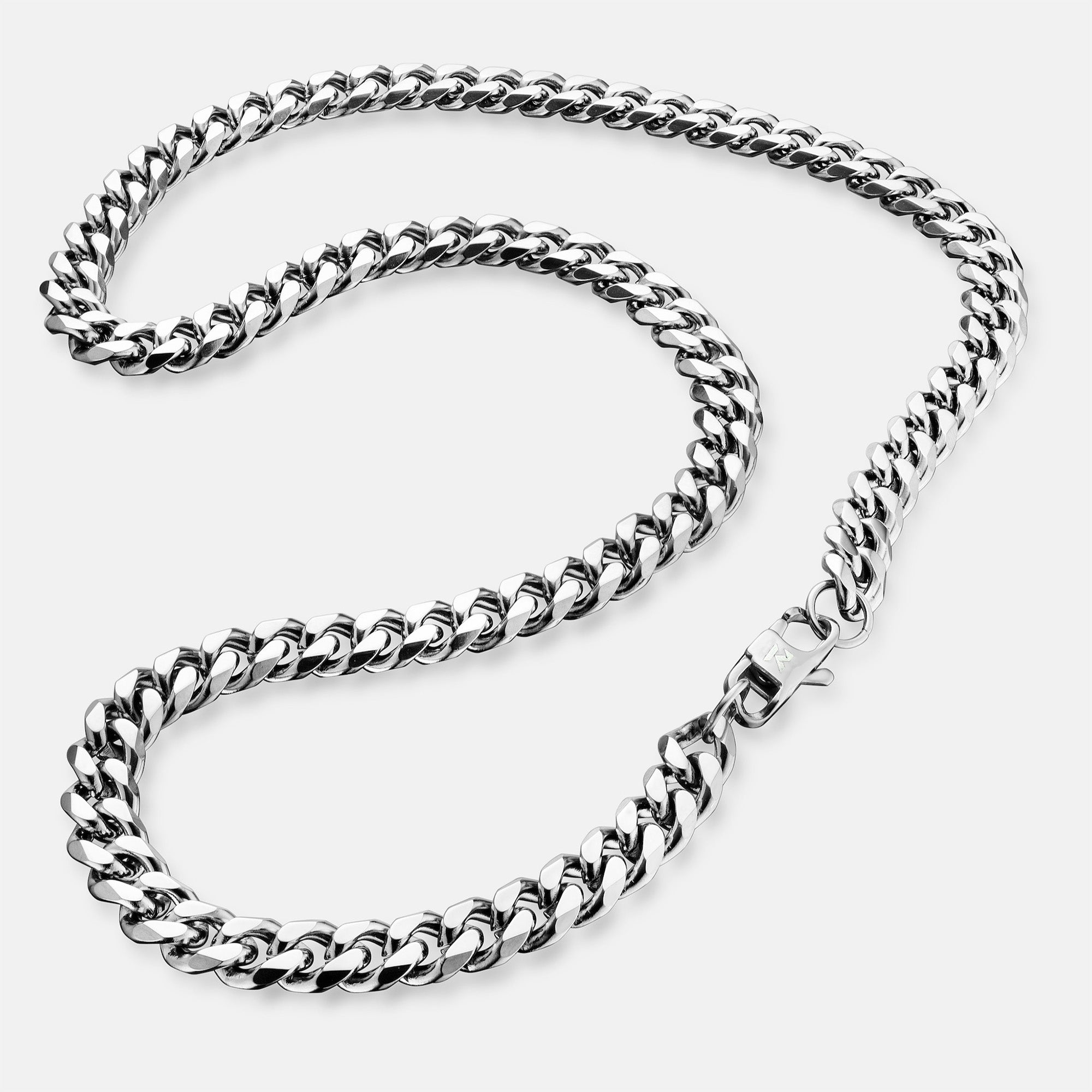 K12 - STARTER SET - SILVER CUBAN CHAIN BUNDLE