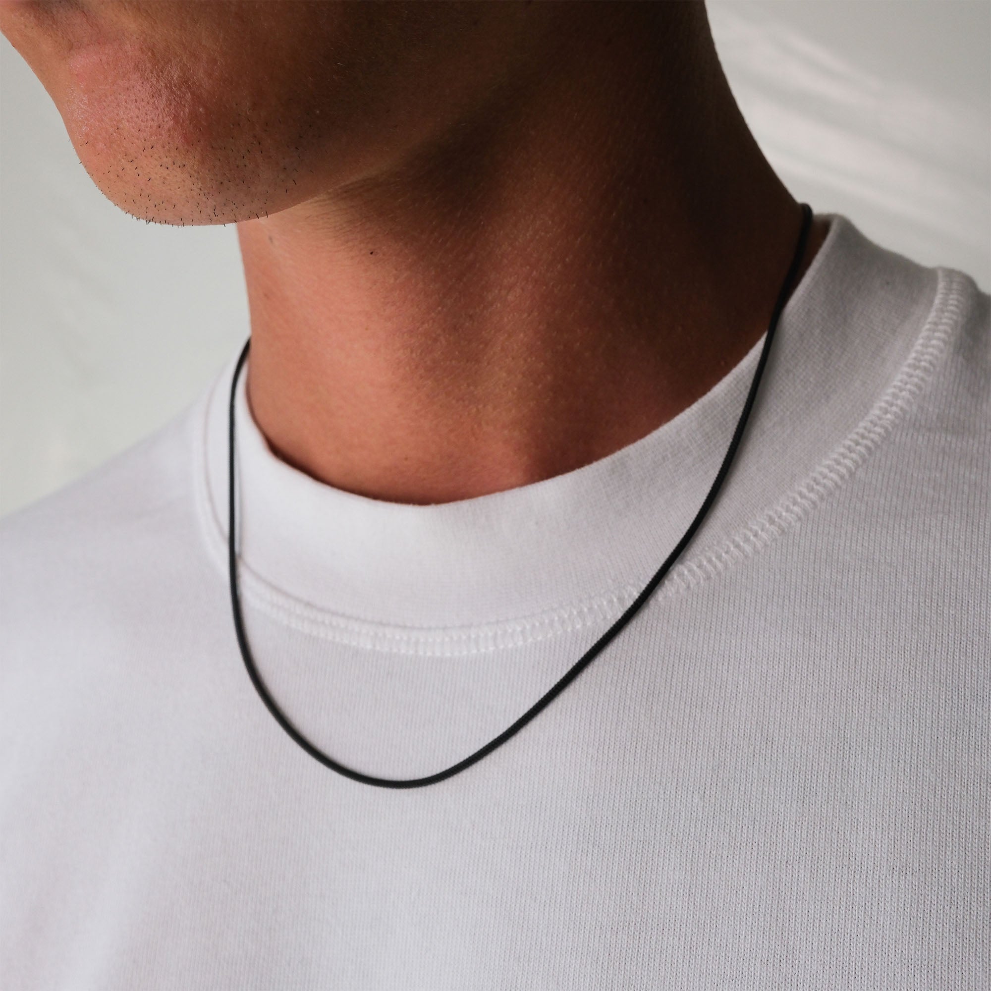 K12 - BLACK SQUARE CHAIN - 1,4MM