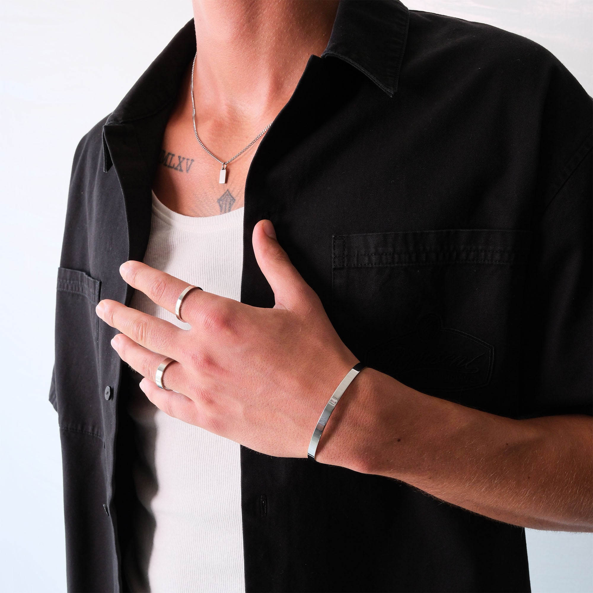 K12 - SILVER TAG CHAIN SLIM